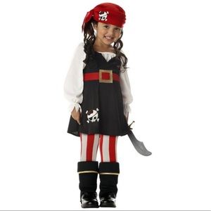 TODDLER GIRLS PIRATE COSTUME 👧🏻☠️